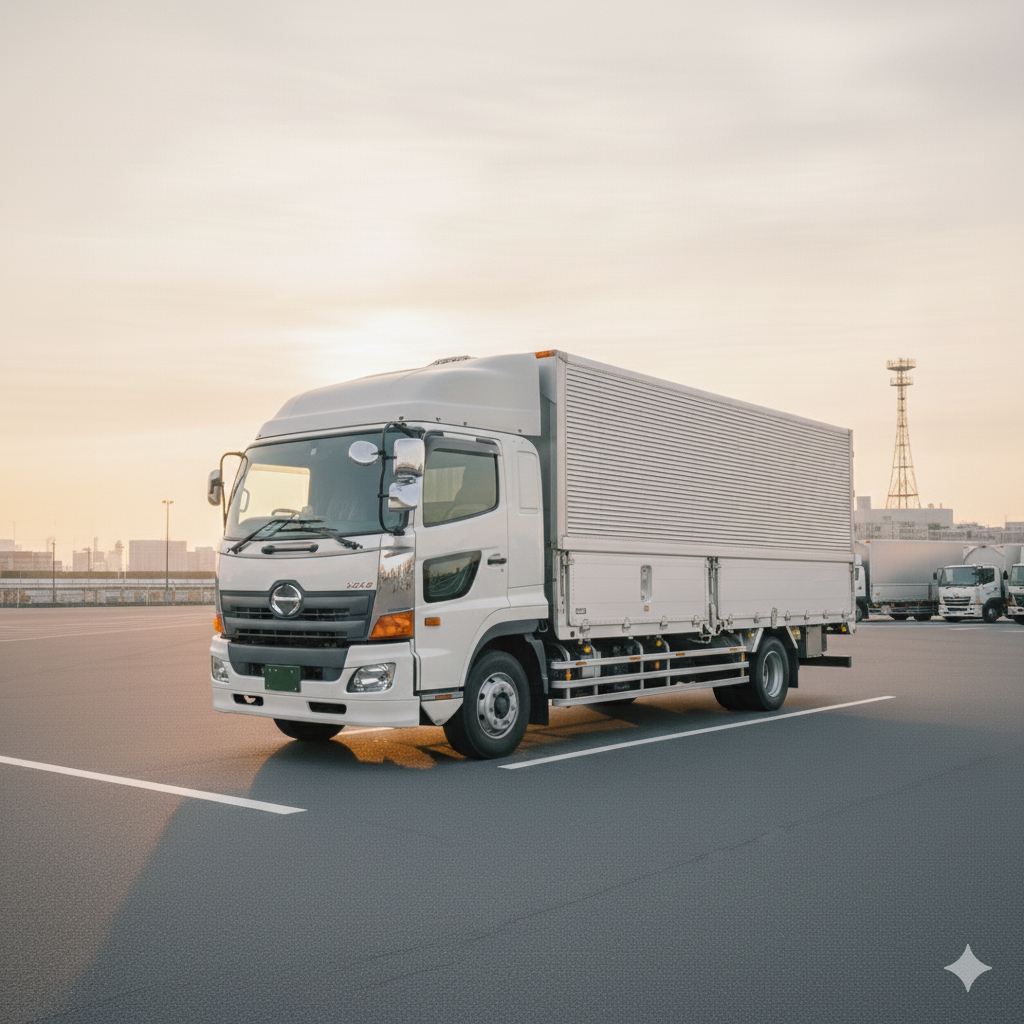 貨物を運送するトラック